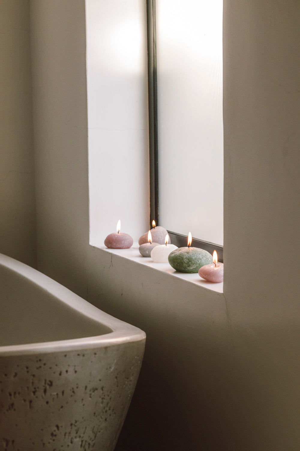 Figurine River Stone #2 - Grey