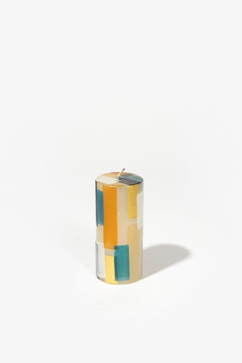 Hand Painted Pillar Candle - KLIMT