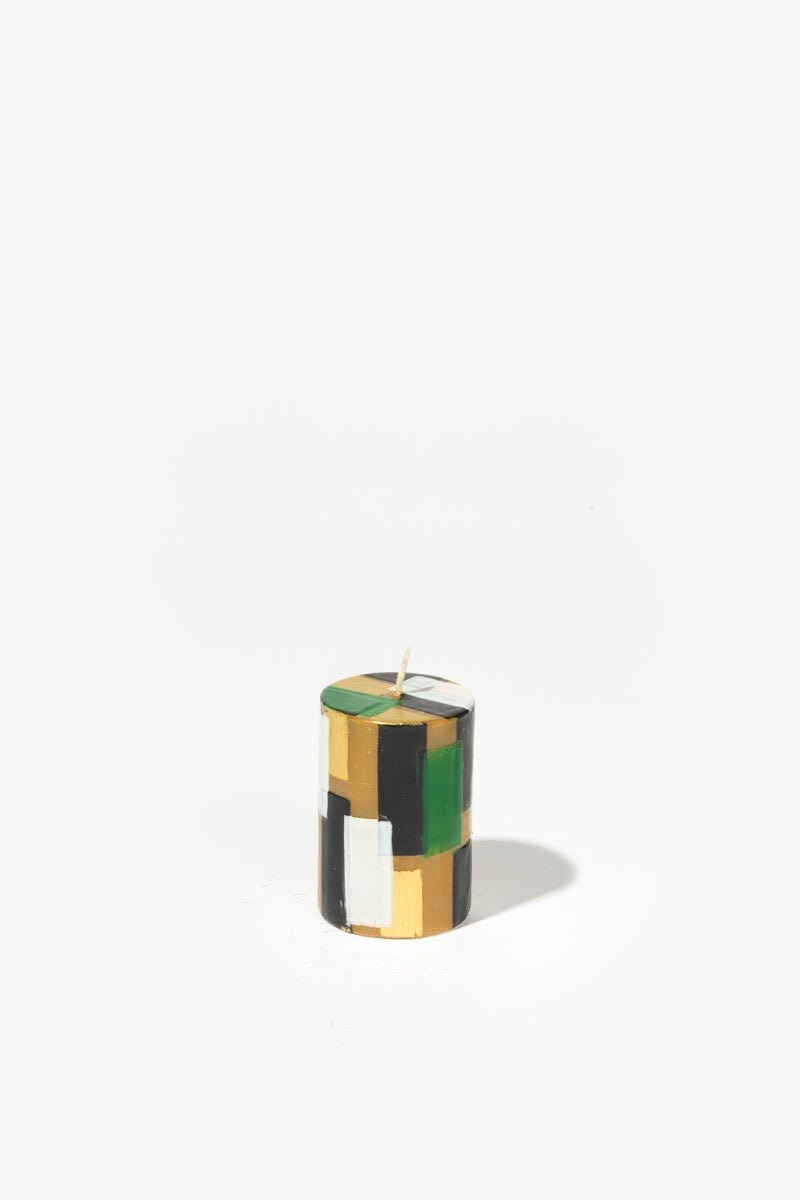 Hand Painted Pillar Candle - KLIMT