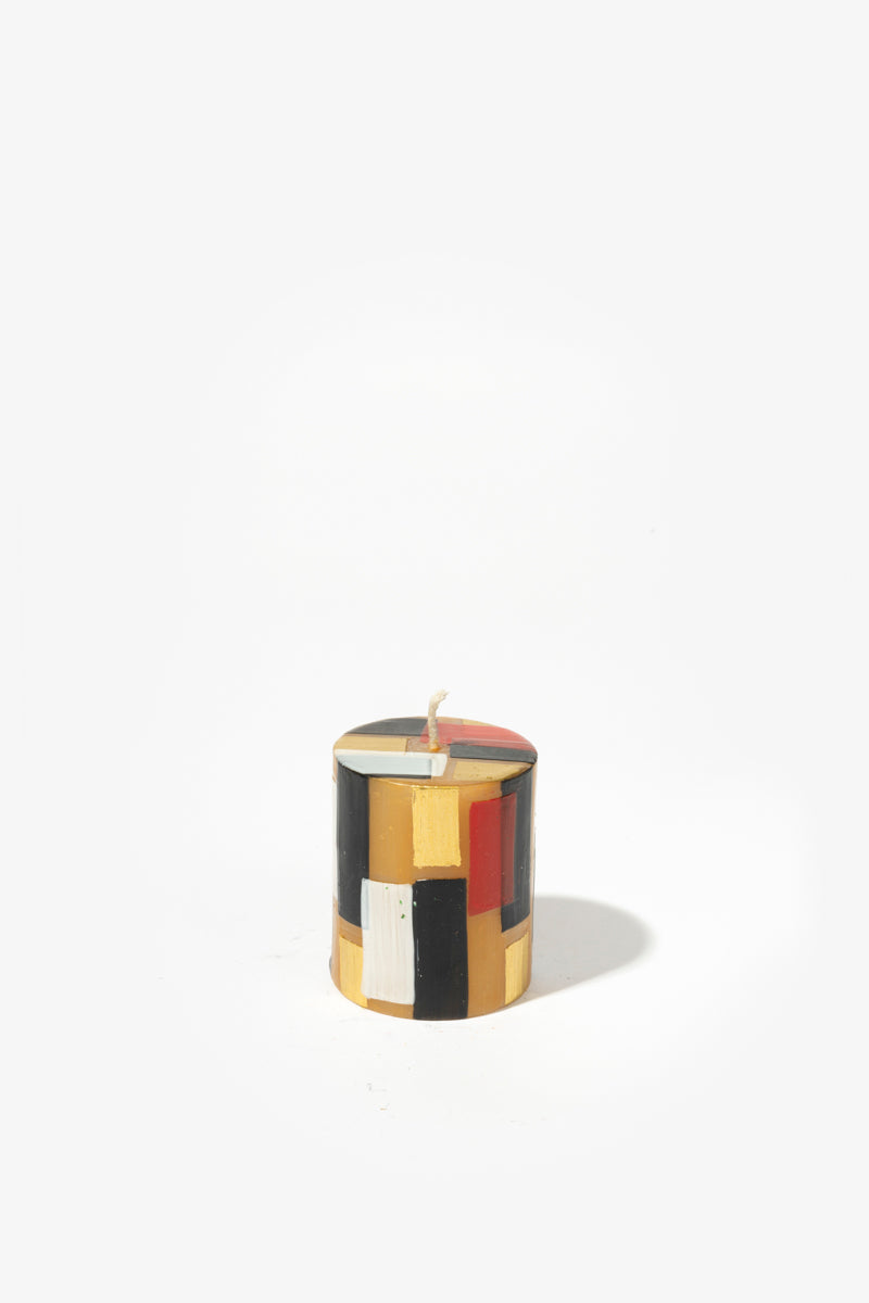 Hand Painted Pillar Candle - KLIMT