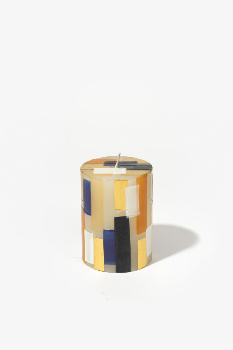 Hand Painted Pillar Candle - KLIMT