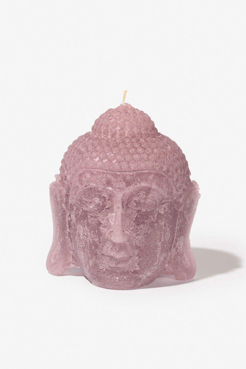 Figurine Buddha Head - Dusty Pink