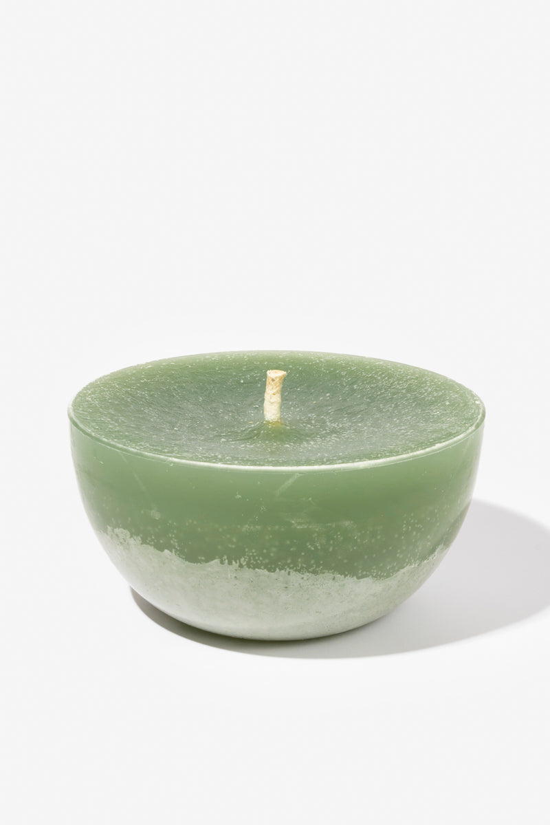 Plain Frost Outdoor Candle Bowl - Sage