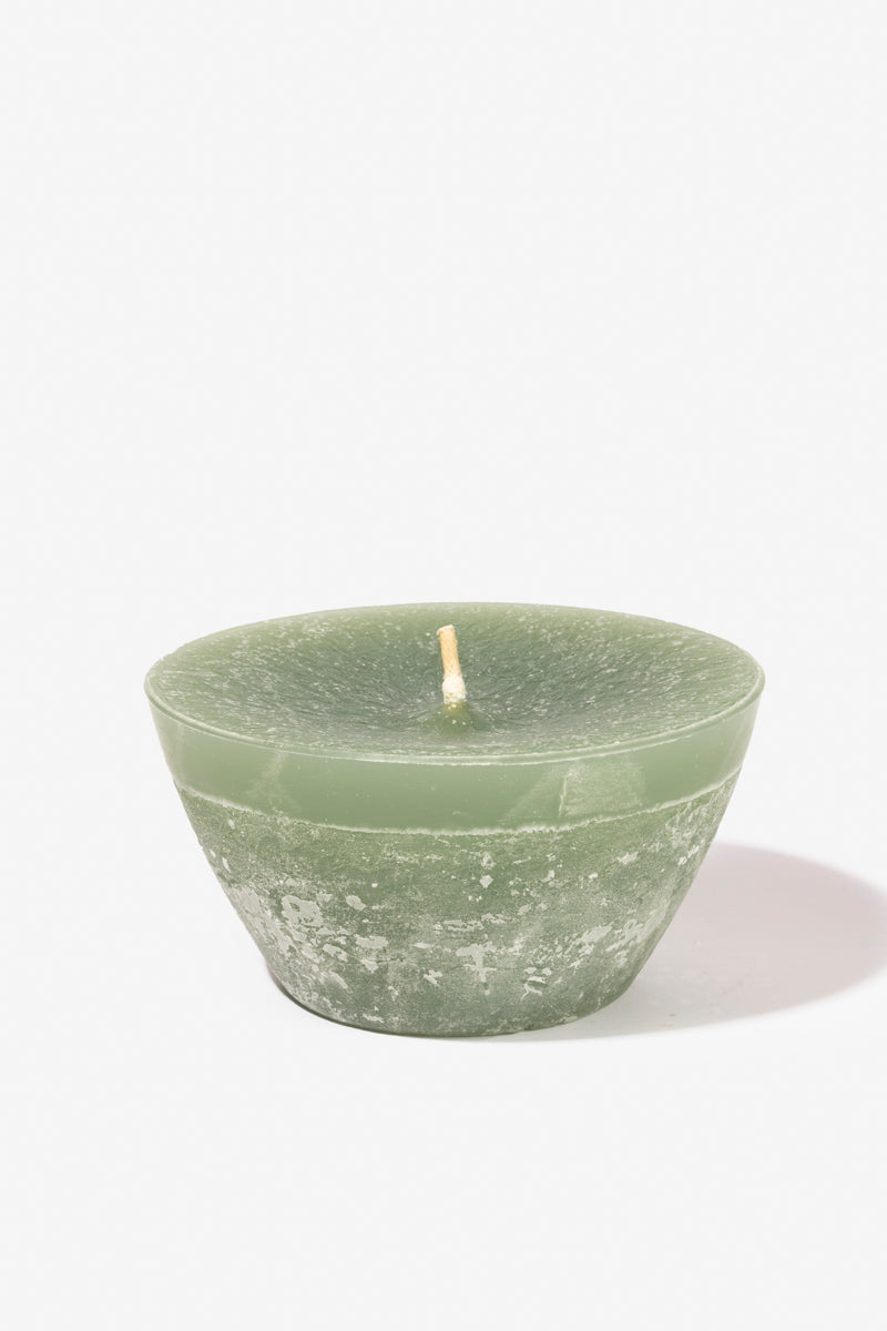 Plain Frost Outdoor Candle Bowl - Sage