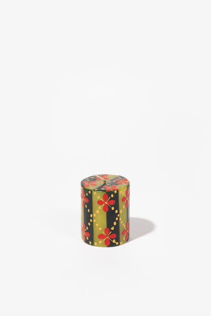 Hand Painted Pillar Candle - Christmas