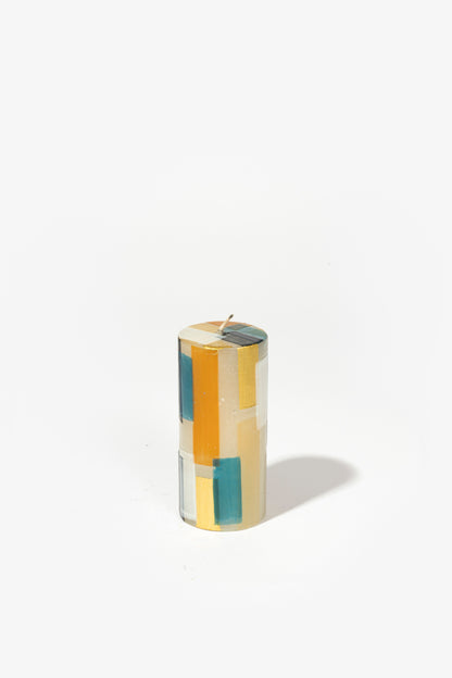 Hand Painted Pillar Candle - KLIMT
