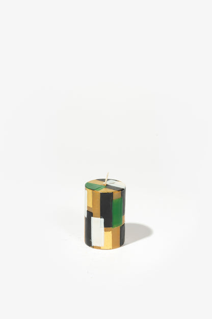 Hand Painted Pillar Candle - KLIMT
