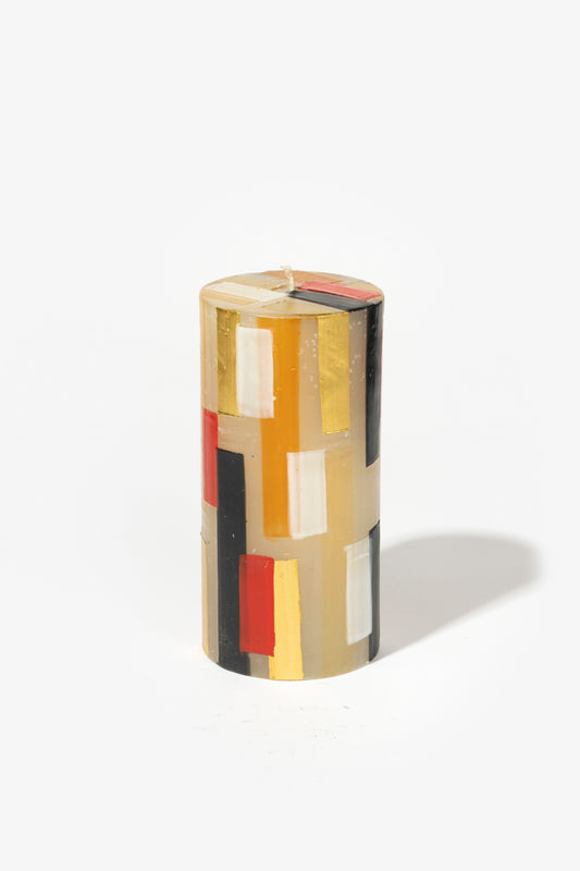 Hand Painted Pillar Candle - KLIMT