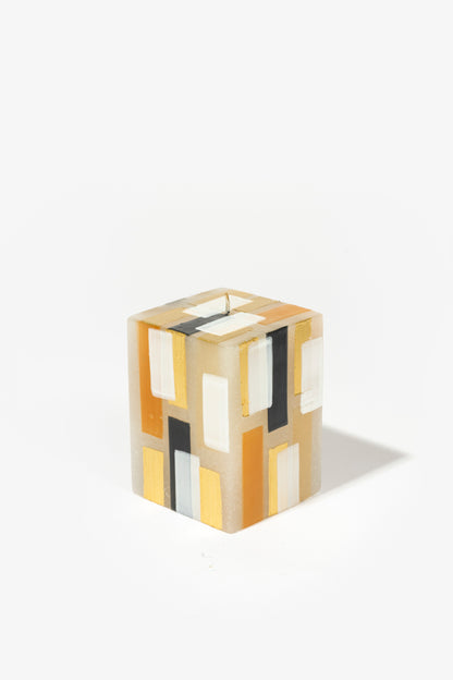 Hand Painted Cube Candle - KLIMT