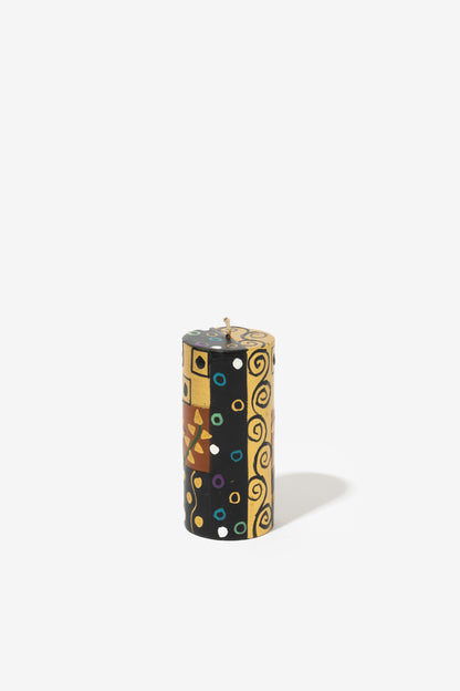 Hand Painted Pillar Candle - Ukukhanya Earth