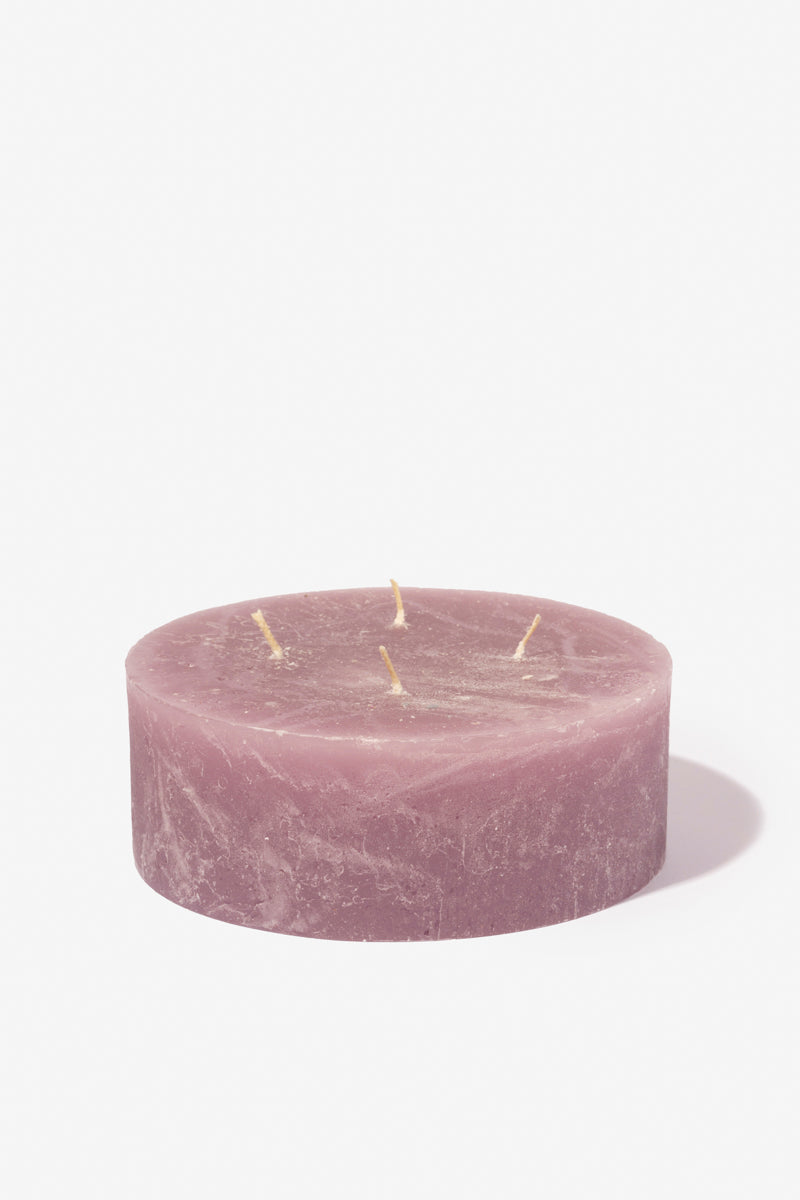 Plain Frost Multi-wick Pillar Candle - Dusty Pink