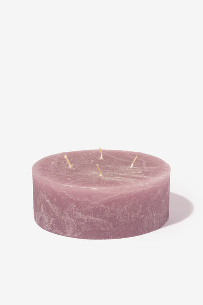Plain Frost Multi-wick Pillar Candle - Dusty Pink
