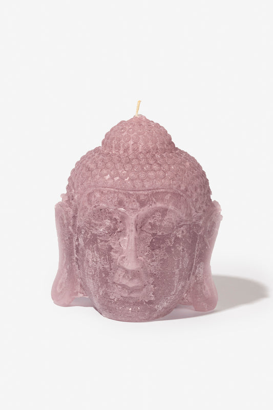 Figurine Buddha Head - Dusty Pink