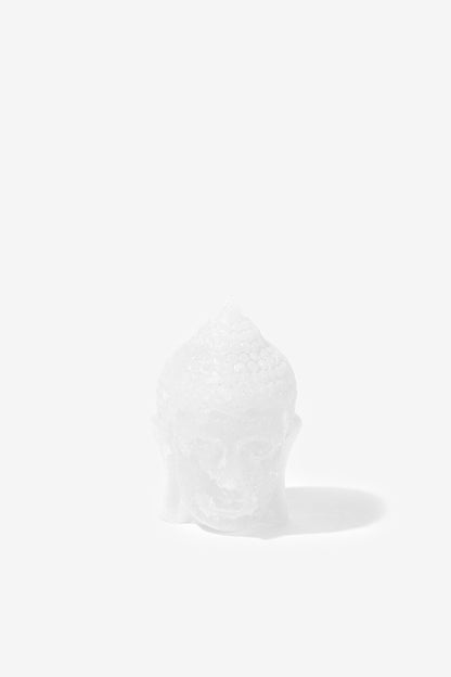 Figurine Buddha Head - White