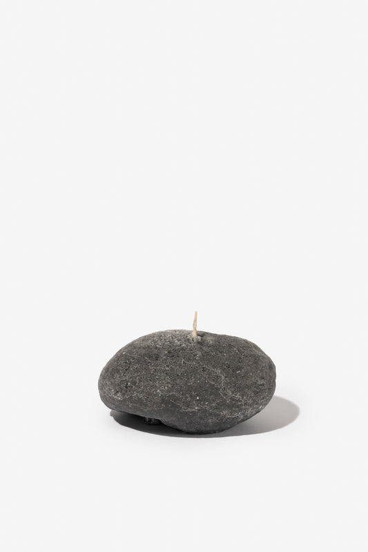 Figurine River Stone #3 - Charcoal