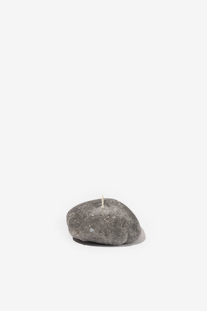Figurine River Stone #4 - Charcoal