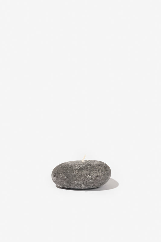 Figurine River Stone #5 - Charcoal