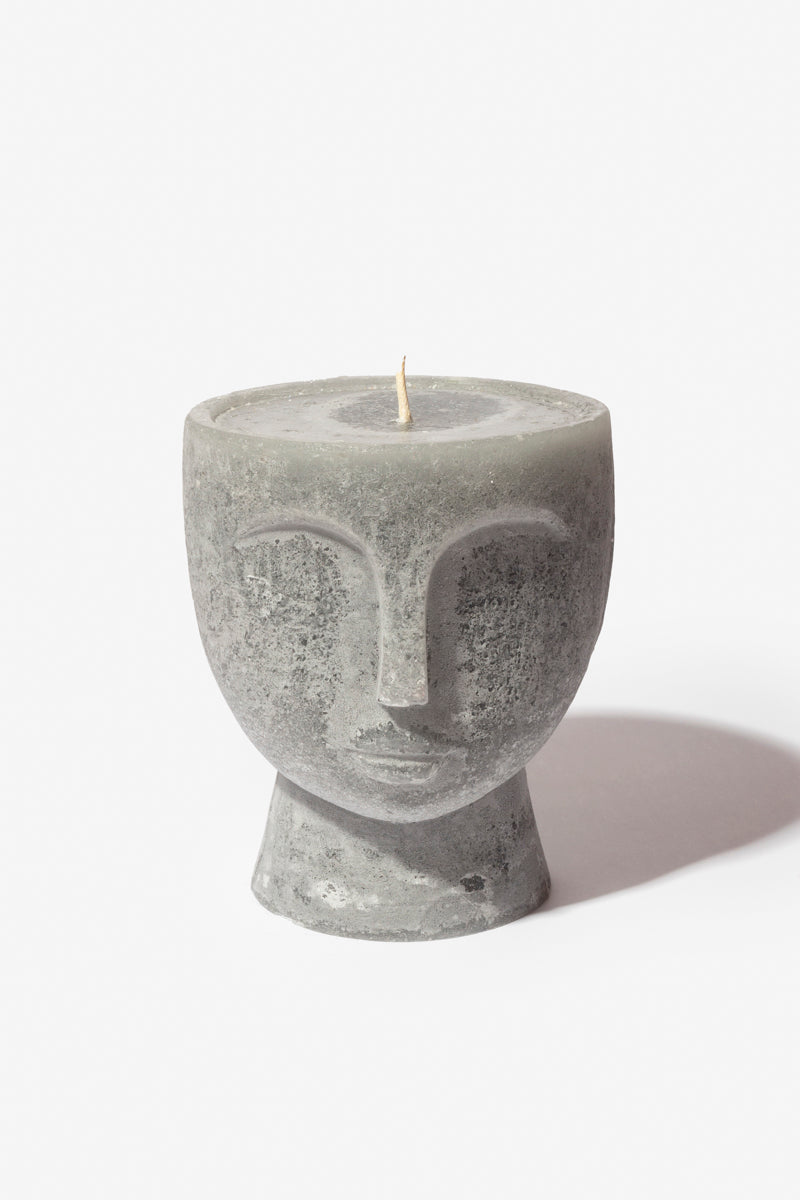 Plain Frost Outdoor Candle Bowl - Angie - Charcoal