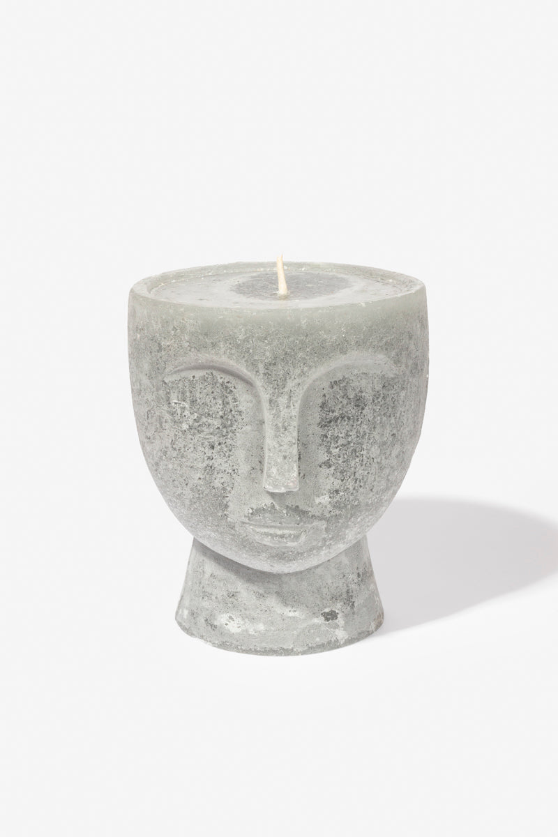 Plain Frost Outdoor Candle Bowl - Angie - Grey