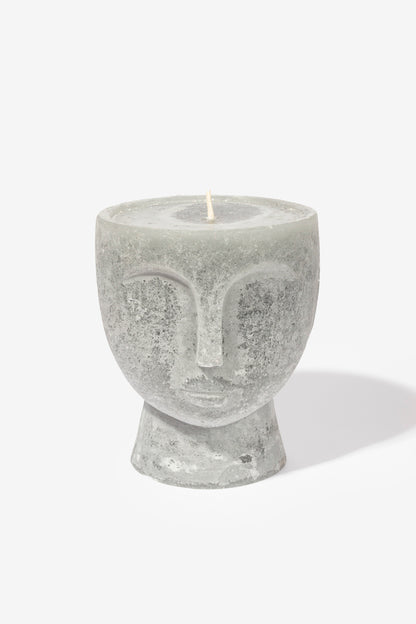 Plain Frost Outdoor Candle Bowl - Angie - Grey