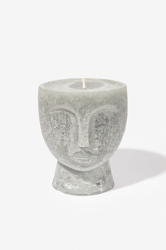 Plain Frost Outdoor Candle Bowl - Angie - Grey