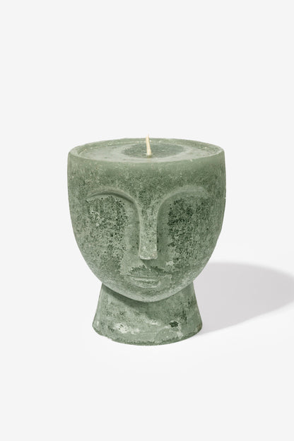 Plain Frost Outdoor Candle Bowl - Angie - Sage