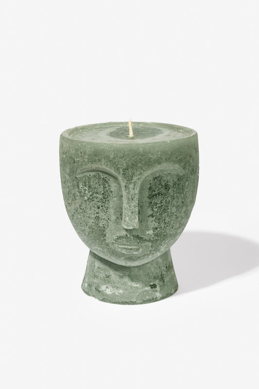 Plain Frost Outdoor Candle Bowl - Angie - Sage