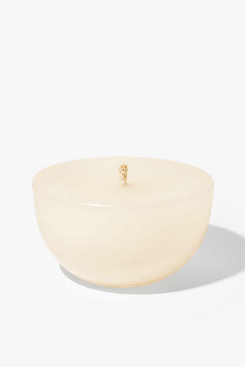 Plain Frost Outdoor Candle Bowl - Cream