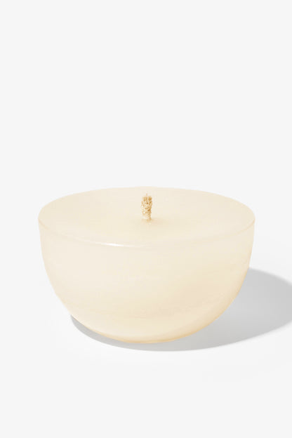 Plain Frost Outdoor Candle Bowl - Cream