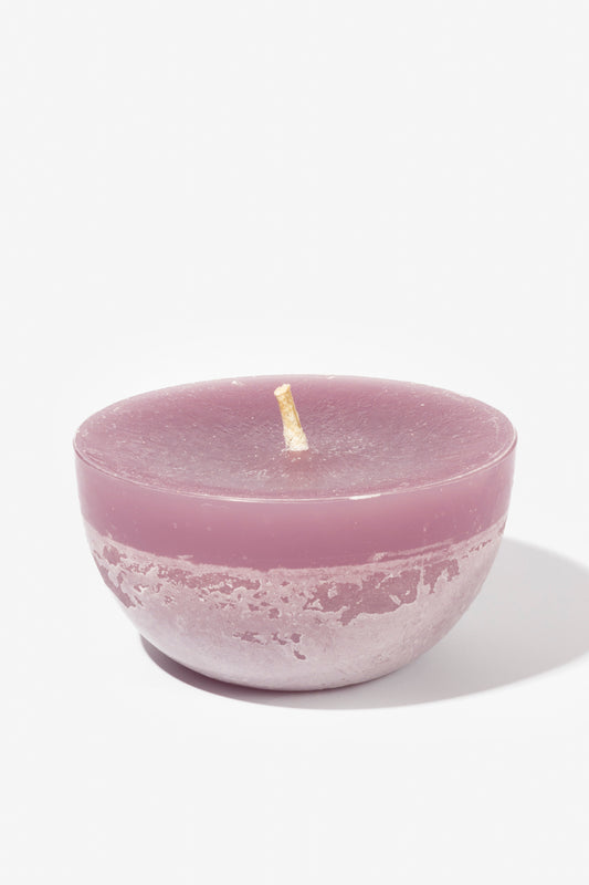 Plain Frost Outdoor Candle Bowl - Dusty Pink