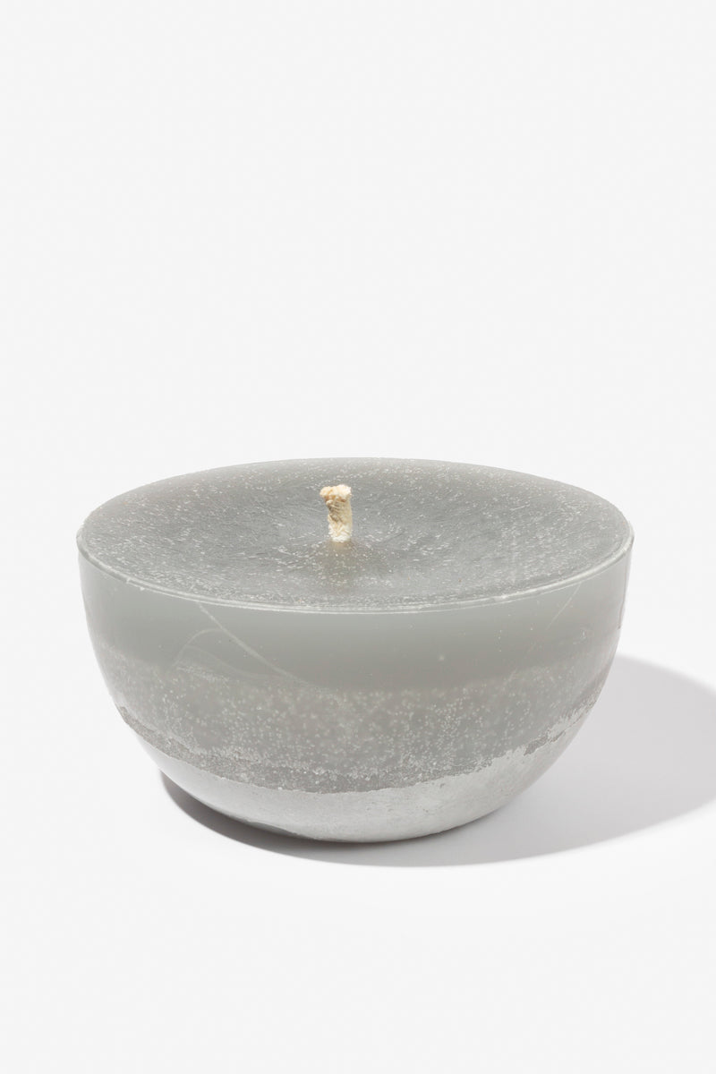 Plain Frost Outdoor Candle Bowl - Grey