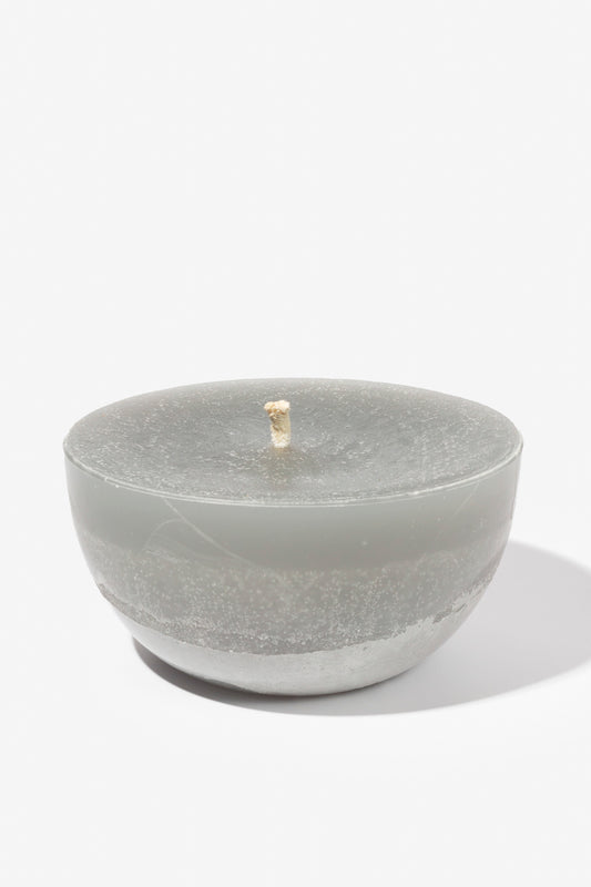 Plain Frost Outdoor Candle Bowl - Grey