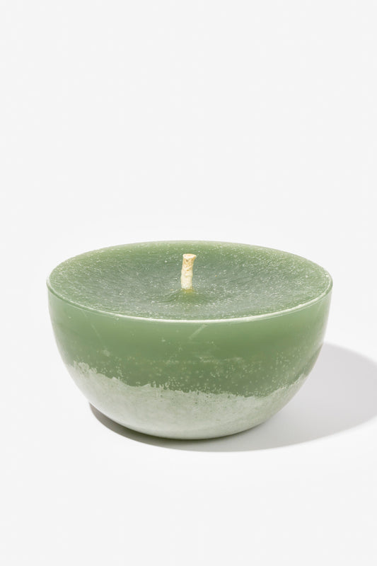 Plain Frost Outdoor Candle Bowl - Sage