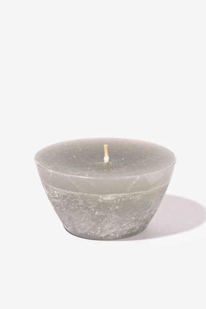 Plain Frost Outdoor Candle Bowl - Grey