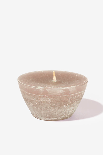 Plain Frost Outdoor Candle Bowl - Mushroom