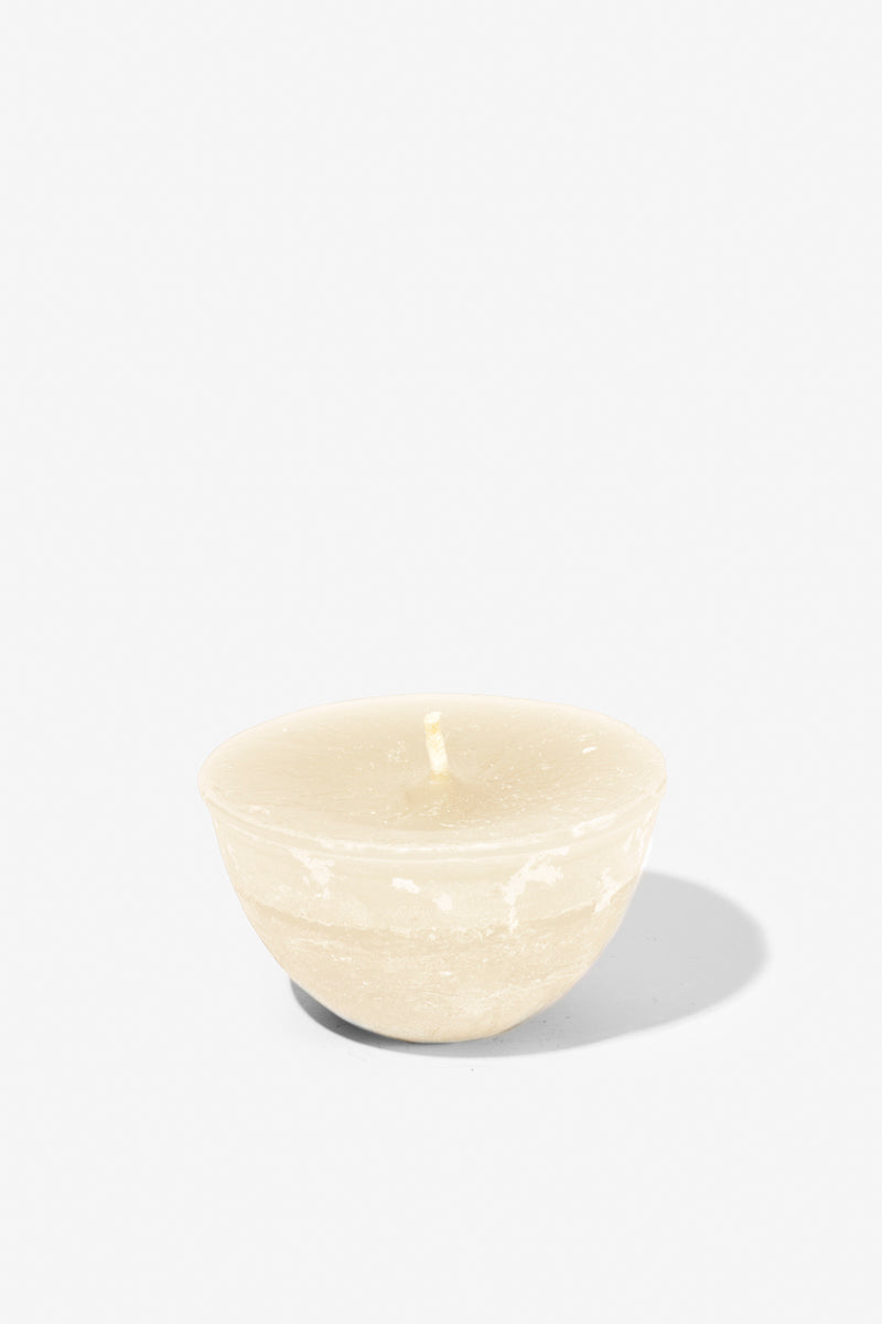 Plain Frost Outdoor Candle Bowl - Cream