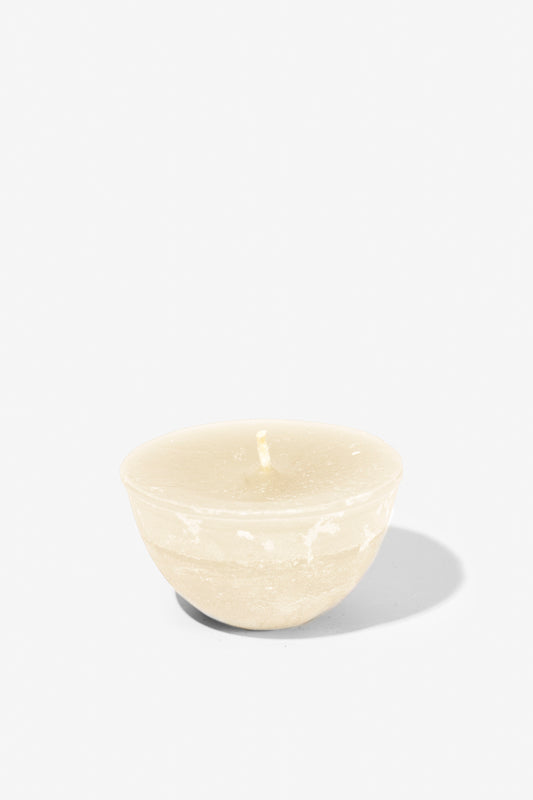 Plain Frost Outdoor Candle Bowl - Cream
