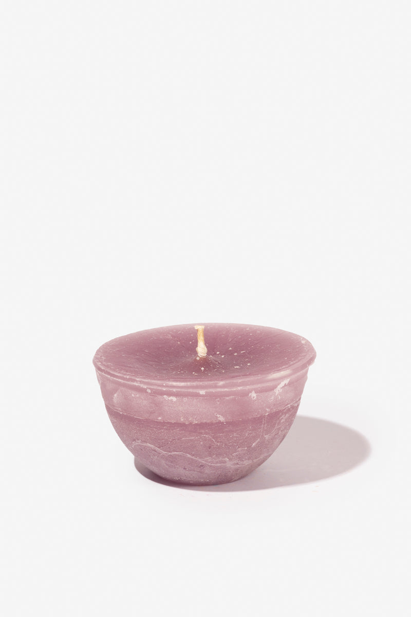 Plain Frost Outdoor Candle Bowl - Dusty Pink