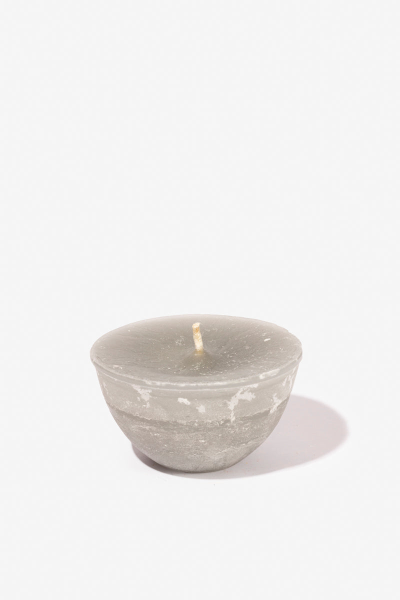 Plain Frost Outdoor Candle Bowl - Grey