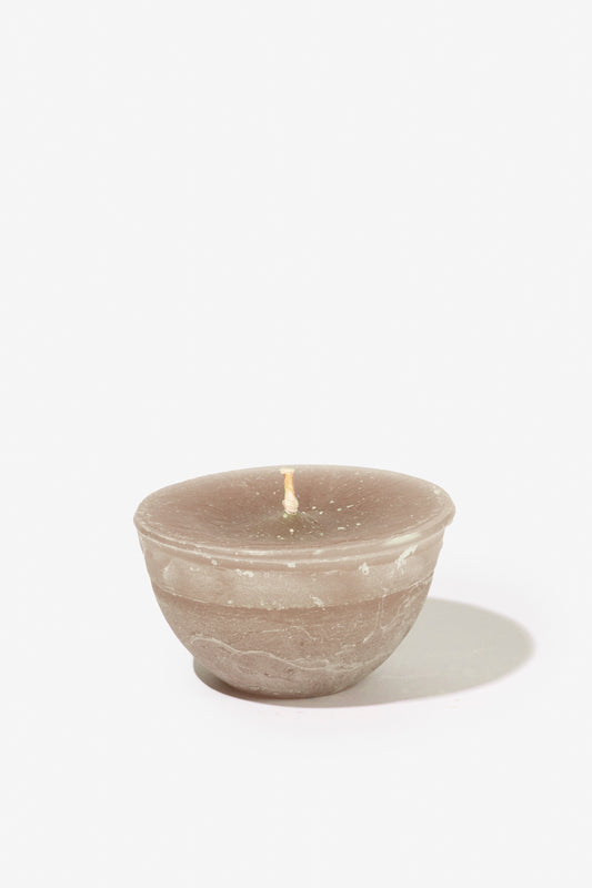Plain Frost Outdoor Candle Bowl - Mushroom